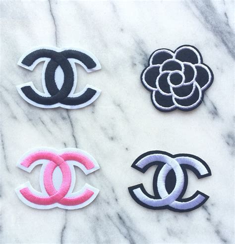 chanel iron on patch.